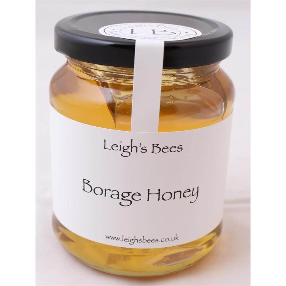 Leigh's Bees Borage Honey 340g